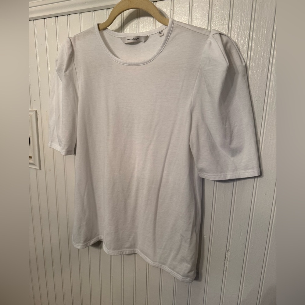 Rebecca Taylor A-Line Small White Tshirt